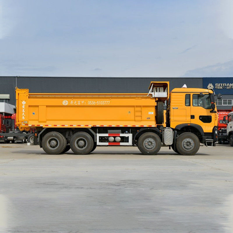 Howo 30ton 440hp 8x4 12 ruedas camión de descarga usado con peso bruto del vehículo 20-25T