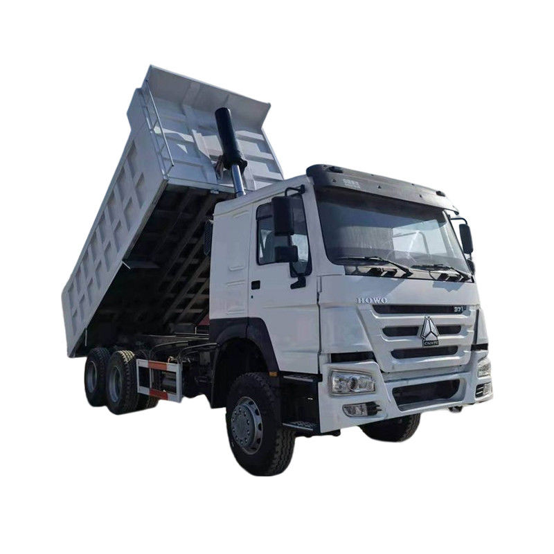 Capacidad del tanque de combustible de 300-400L Camión de descarga de 6x4 10 ruedas usado con alto estándar reformado