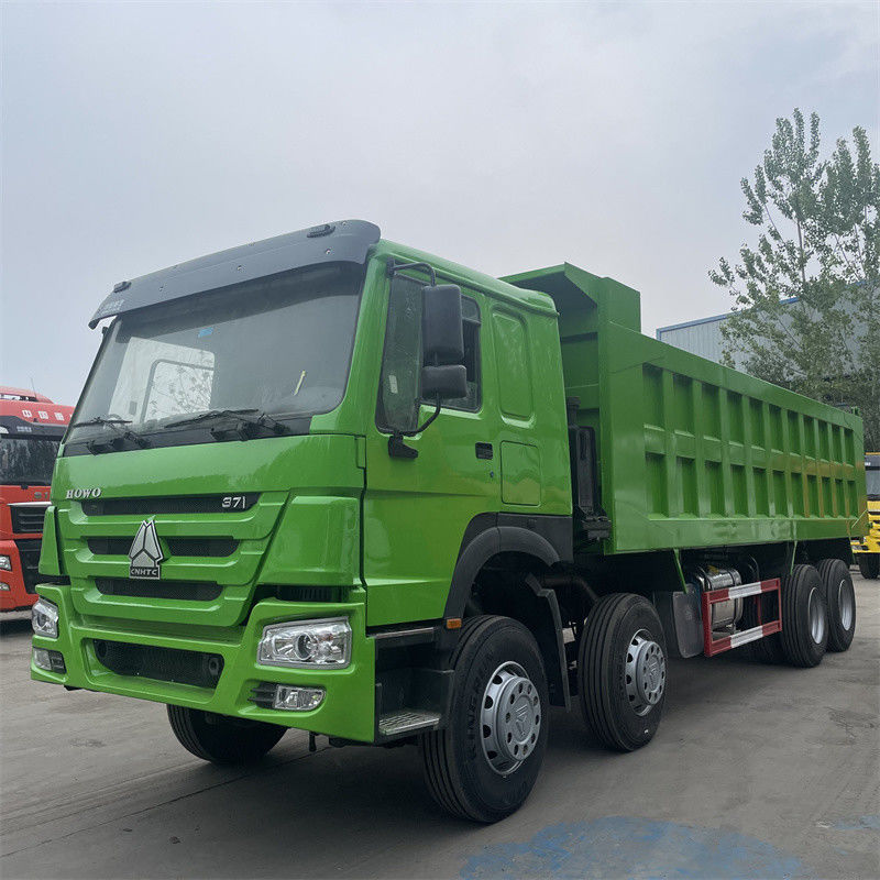 SINO TRUCK 12 ruedas 30 metros cúbicos HOWO 40 toneladas 8x4 camión de descarga de tiradores usados con rendimiento