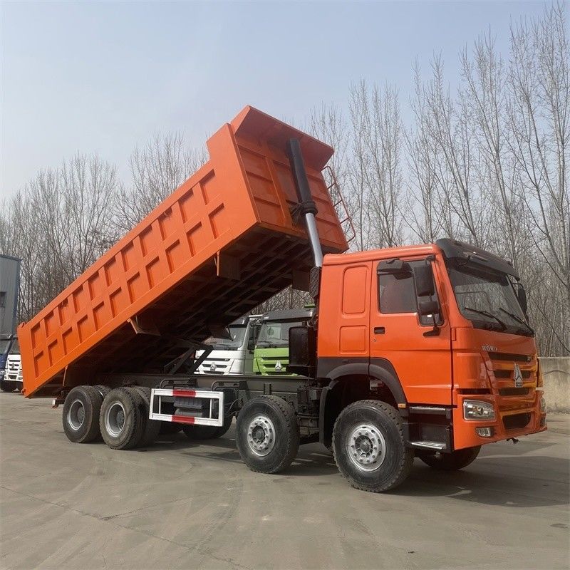 40 toneladas 12 neumáticos Howo 8X4 336HP 371HP 420 HP camión de segunda mano con consumo