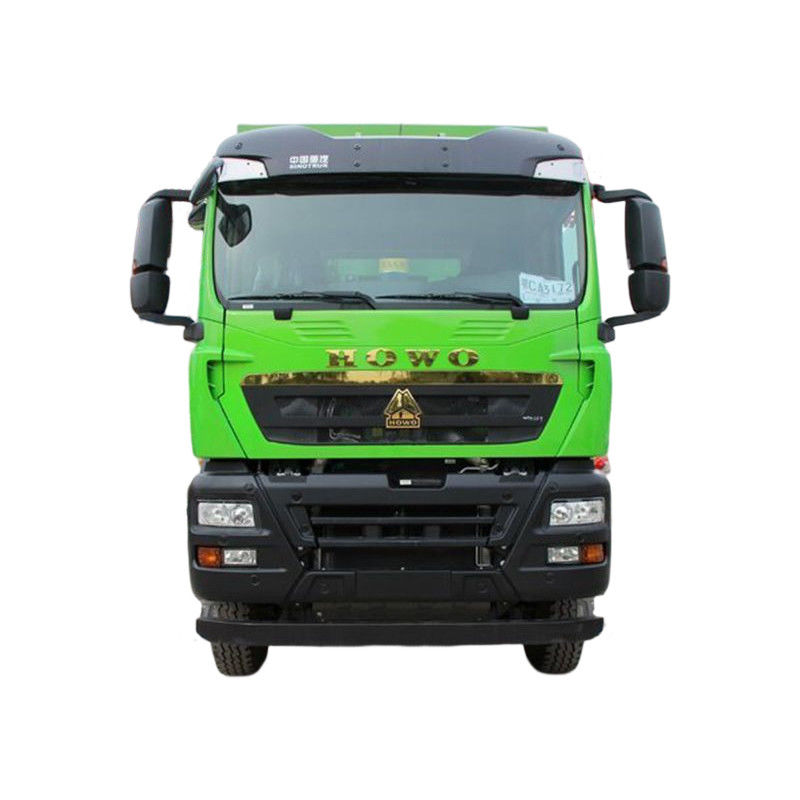 Aire acondicionado automático 460HP 6.5m Howo camión de 12 ruedas diesel camión de descarga usado
