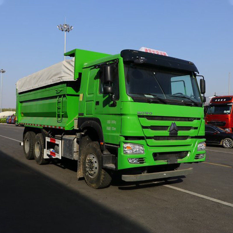 Camión de descarga de 10 ruedas Howo utilizado con chasis SINOTRUK y 2 números de cambio inverso