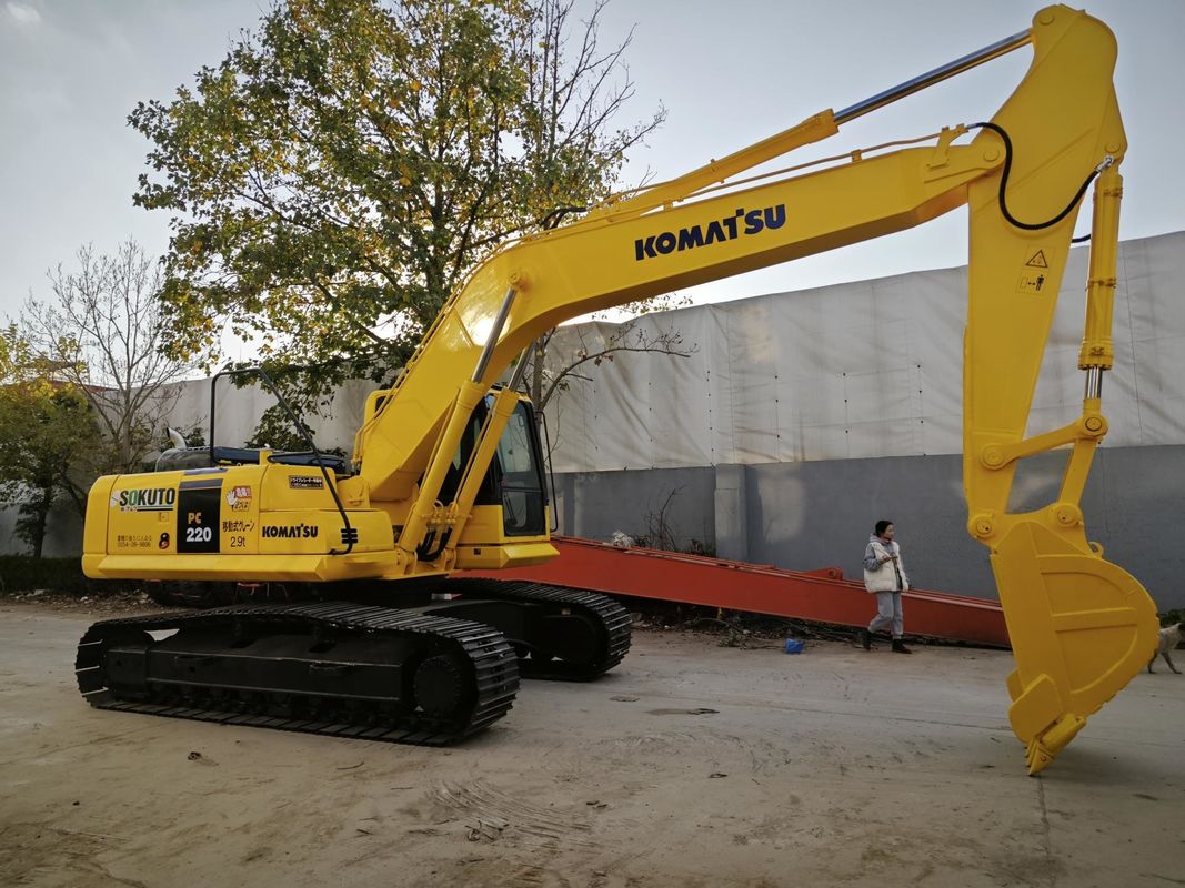 2016-2020 Komatsu PC210 LC Excavadora Caterpillar Excavadora de segunda mano con bomba original