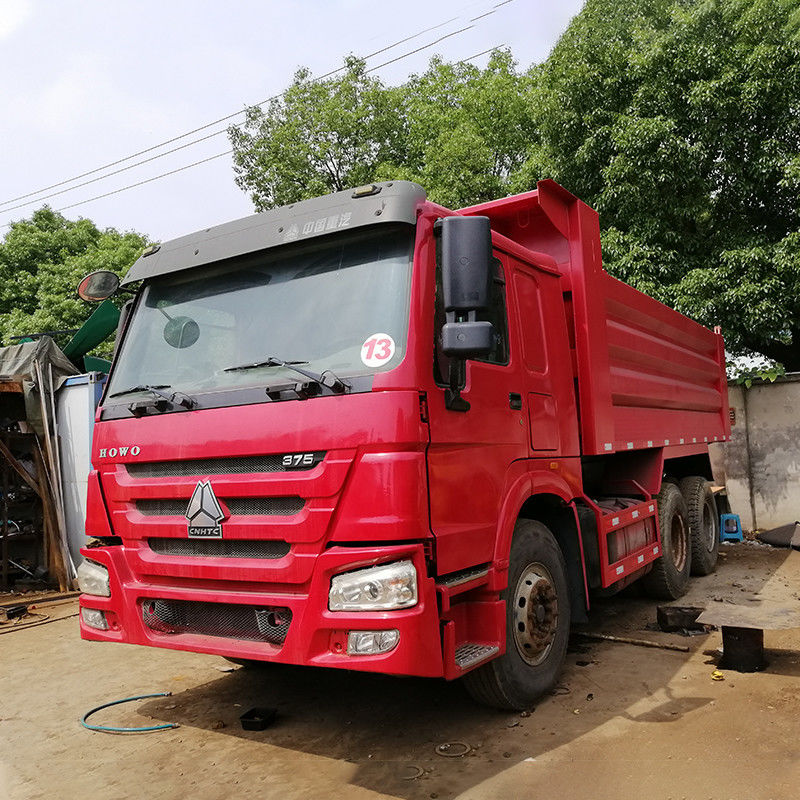 10 Transmisión hacia adelante Sinotruk HOWO 6X4 camión de descarga 371HP con motor WEICHAI