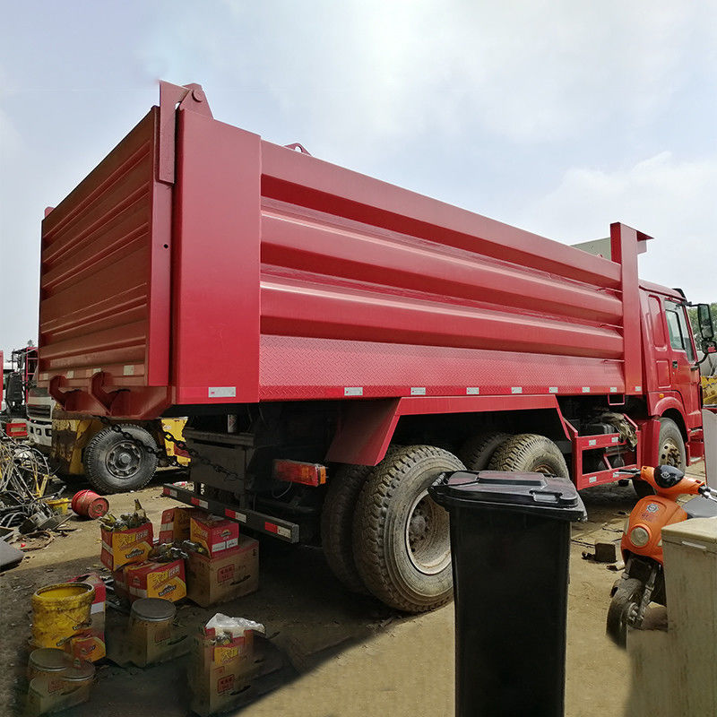 10 Transmisión hacia adelante Sinotruk HOWO 6X4 camión de descarga 371HP con motor WEICHAI