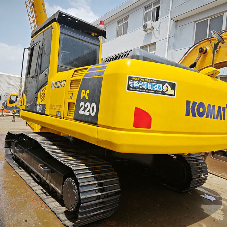 40 toneladas Komatsu PC 200 Excavadora Usada Excavadora original con diámetro del cilindro 125x150mm