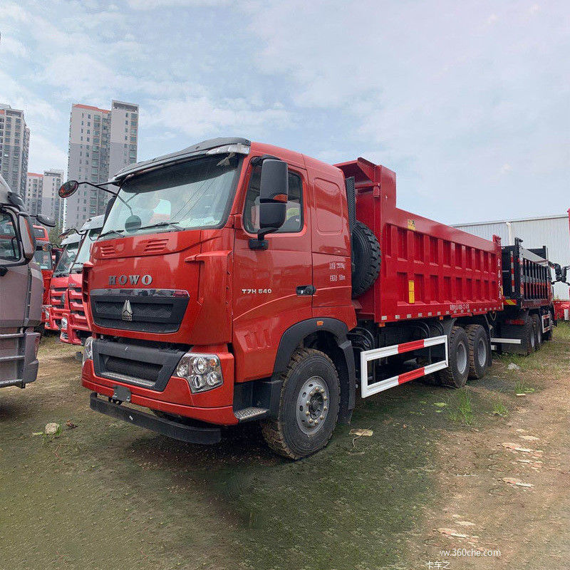 5.3-6.2M Largo del tanque de carga chino de segunda mano Sinotruk Howo 6x4 371hp camiones de basura