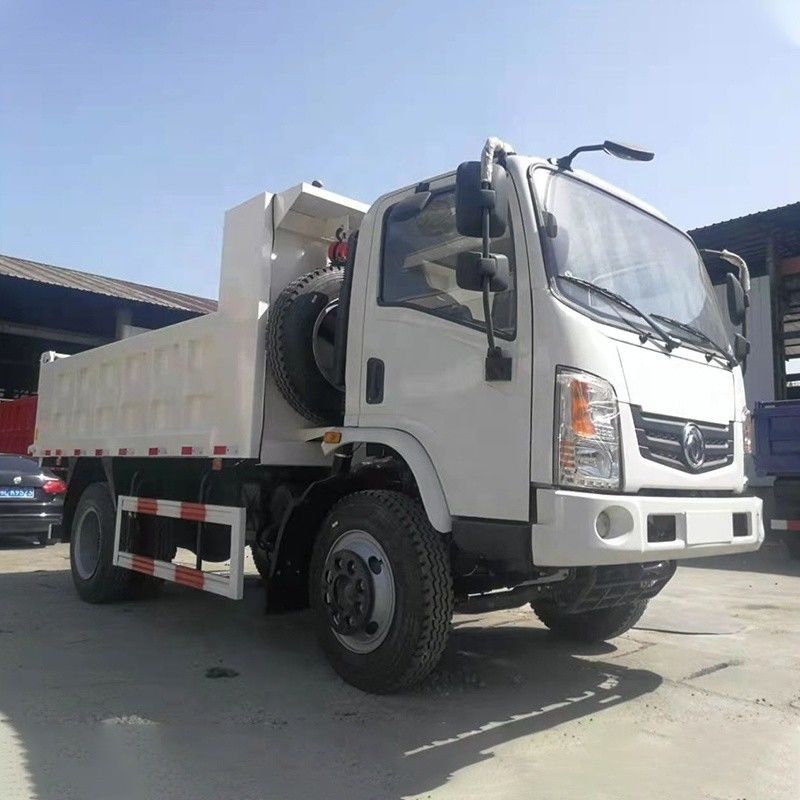 4 6L Capacidad del motor 10 toneladas camión de descarga ligero de Dongfeng para el transporte de ingeniería