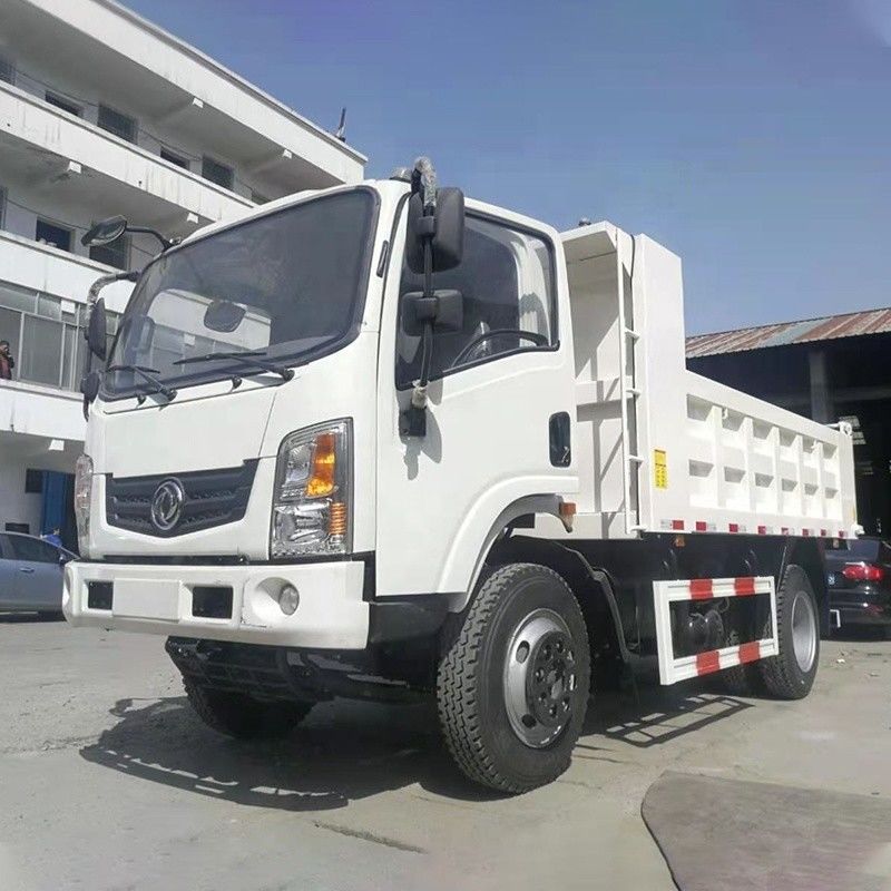 4 6L Capacidad del motor 10 toneladas camión de descarga ligero de Dongfeng para el transporte de ingeniería