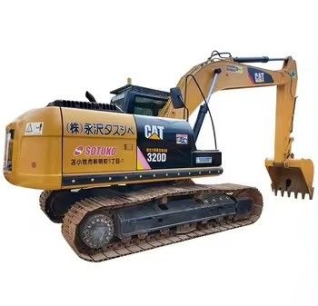 CAT320D2 Excavadora usada con capacidad de cubo de 0,8 m3 y motor original CAT C6.4ACERT