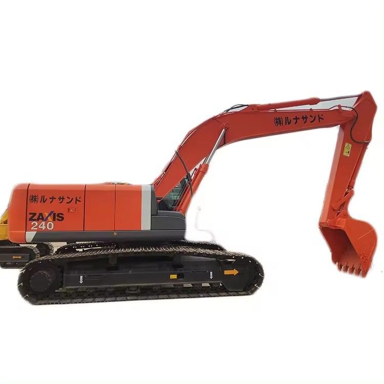 Excavadora ZX240 Hitachi de 90% de uso con motor original y sistema hidráulico asequible