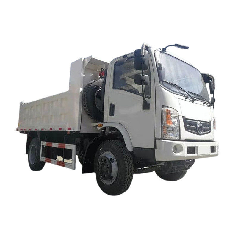 10 toneladas de tracción en todas las ruedas 4 WD camión de inclinación Dongfeng 8 cambio hacia adelante camión de descarga todoterreno
