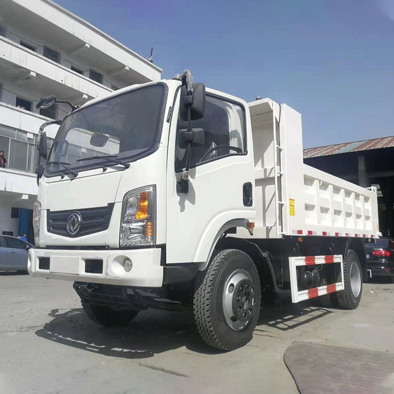 10 toneladas de tracción en todas las ruedas 4 WD camión de inclinación Dongfeng 8 cambio hacia adelante camión de descarga todoterreno