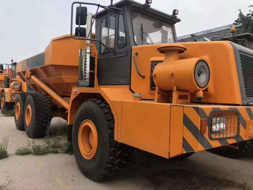 Estándar de emisiones Euro 2 de 60 toneladas 6X6 con tracción en todas las ruedas camión de descarga articulado para minería