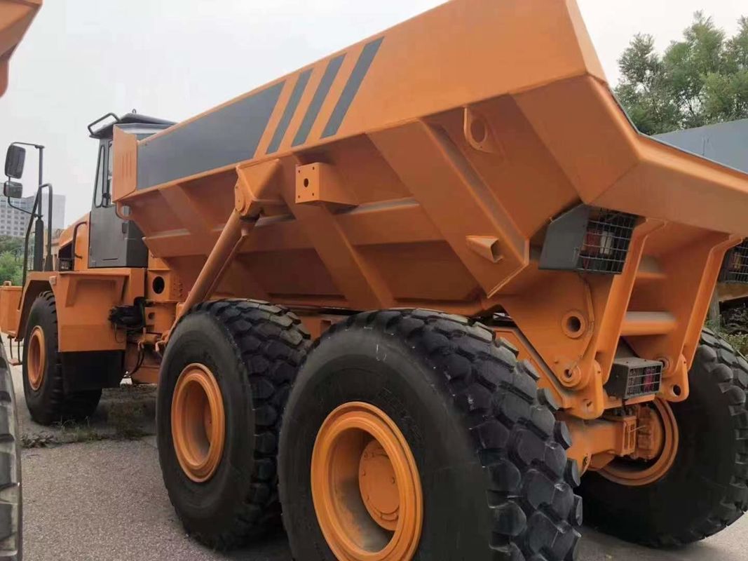 Estándar de emisiones Euro 2 de 60 toneladas 6X6 con tracción en todas las ruedas camión de descarga articulado para minería