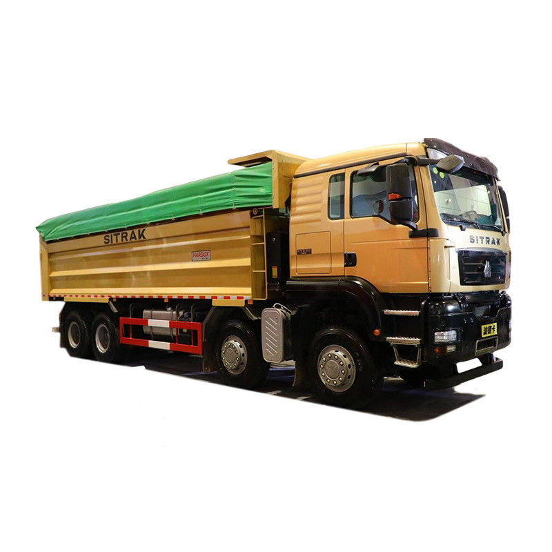 24 metros cúbicos camión de descarga para Sinotruck Howo 12 ruedas Euro 5 Rhd 50 toneladas 8x4