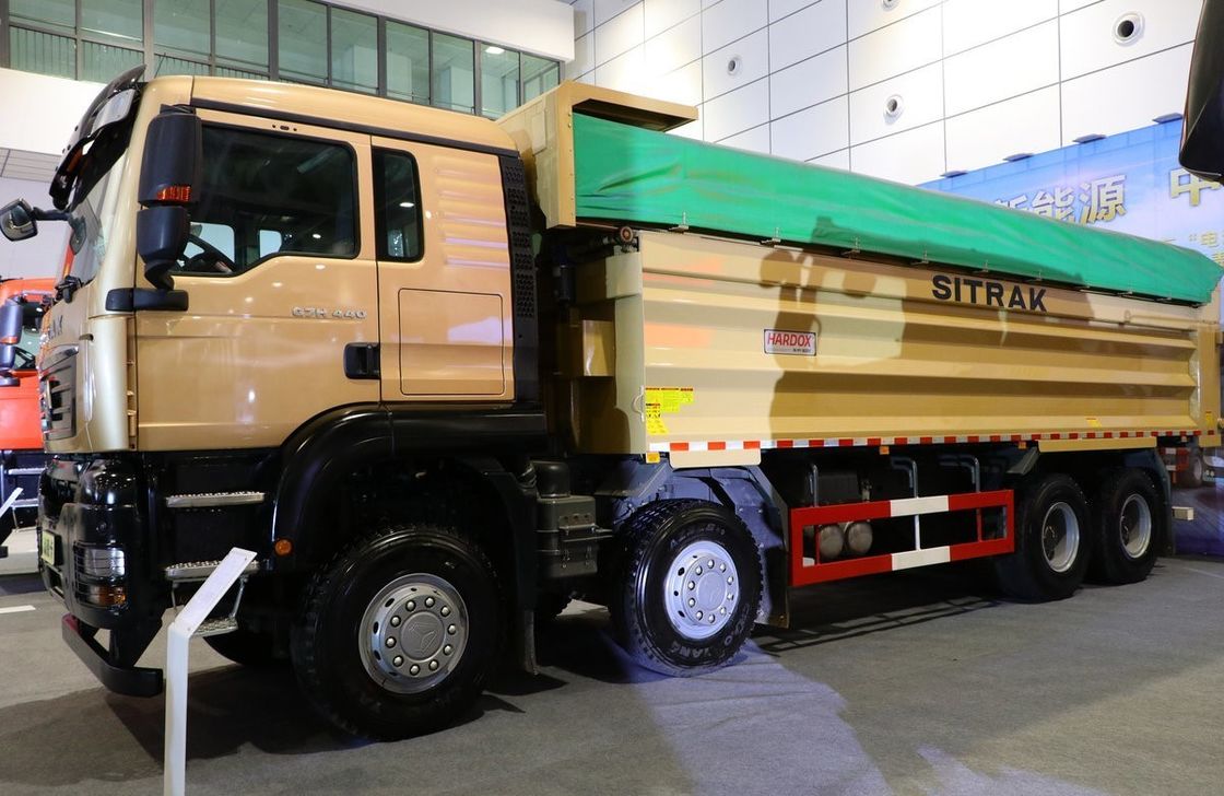 24 metros cúbicos camión de descarga para Sinotruck Howo 12 ruedas Euro 5 Rhd 50 toneladas 8x4