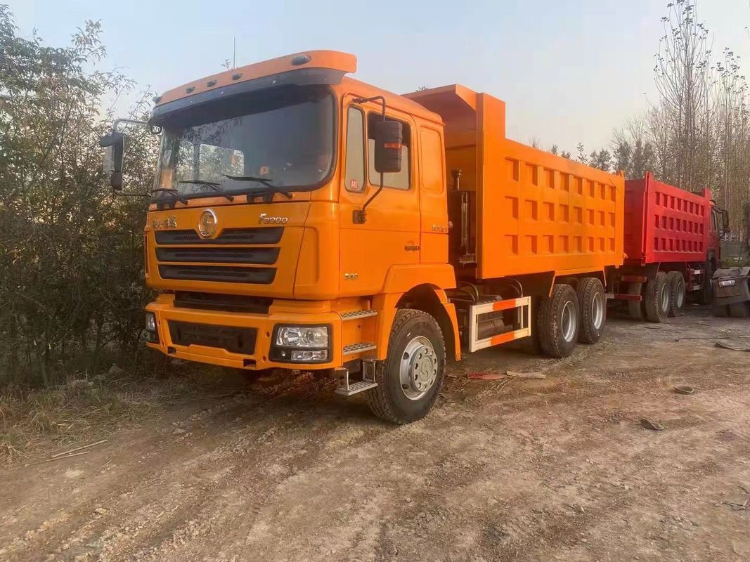 Capacidad del motor de 8L Shacman F3000 camión de descarga para carga de materiales de construcción