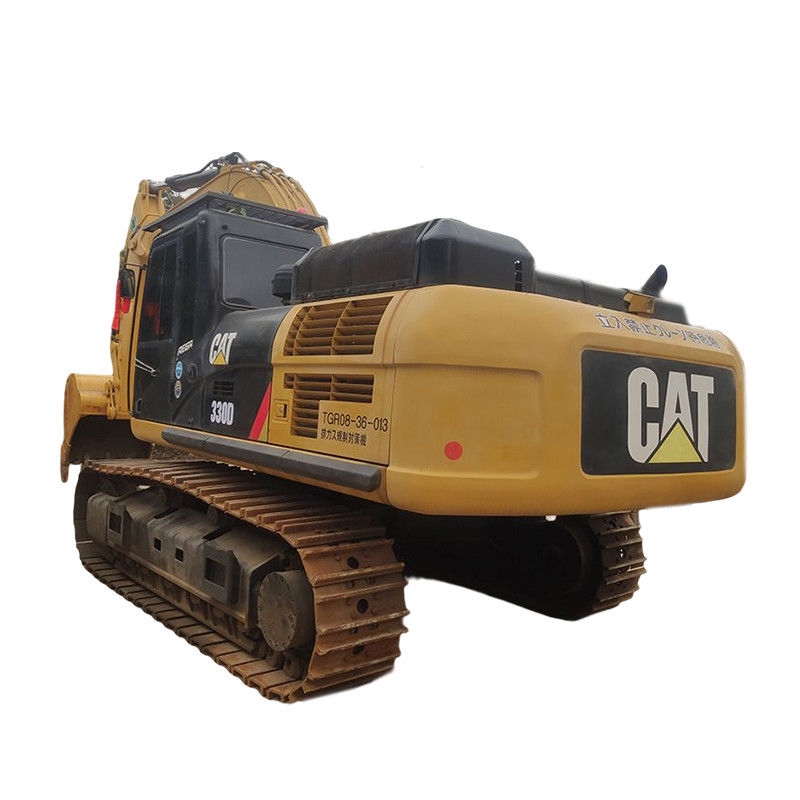 Excavadora usada CAT330D en Dubai con capacidad de cubo de 1,8 m3 y peso de la máquina de 33750 KG