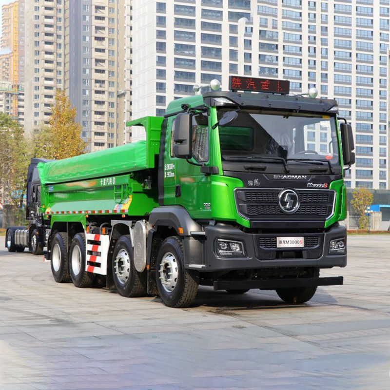Shacman F3000 8x4 camión de descarga con tirador en Tanzania Ventana manual y dimensiones L x W x H
