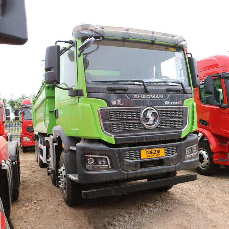 Shacman X3000 8x4 camión de remate con aire acondicionado manual y 2 número de turno inverso