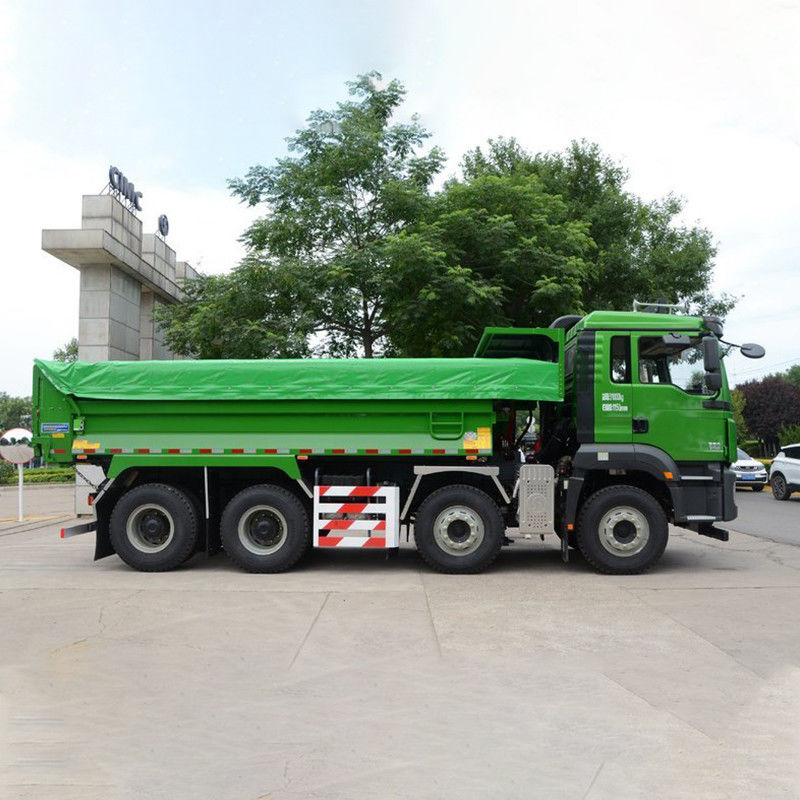 Hombre 16 X2 Eje trasero 8x4 Camión de remate para transporte de ingeniería Auto descarga