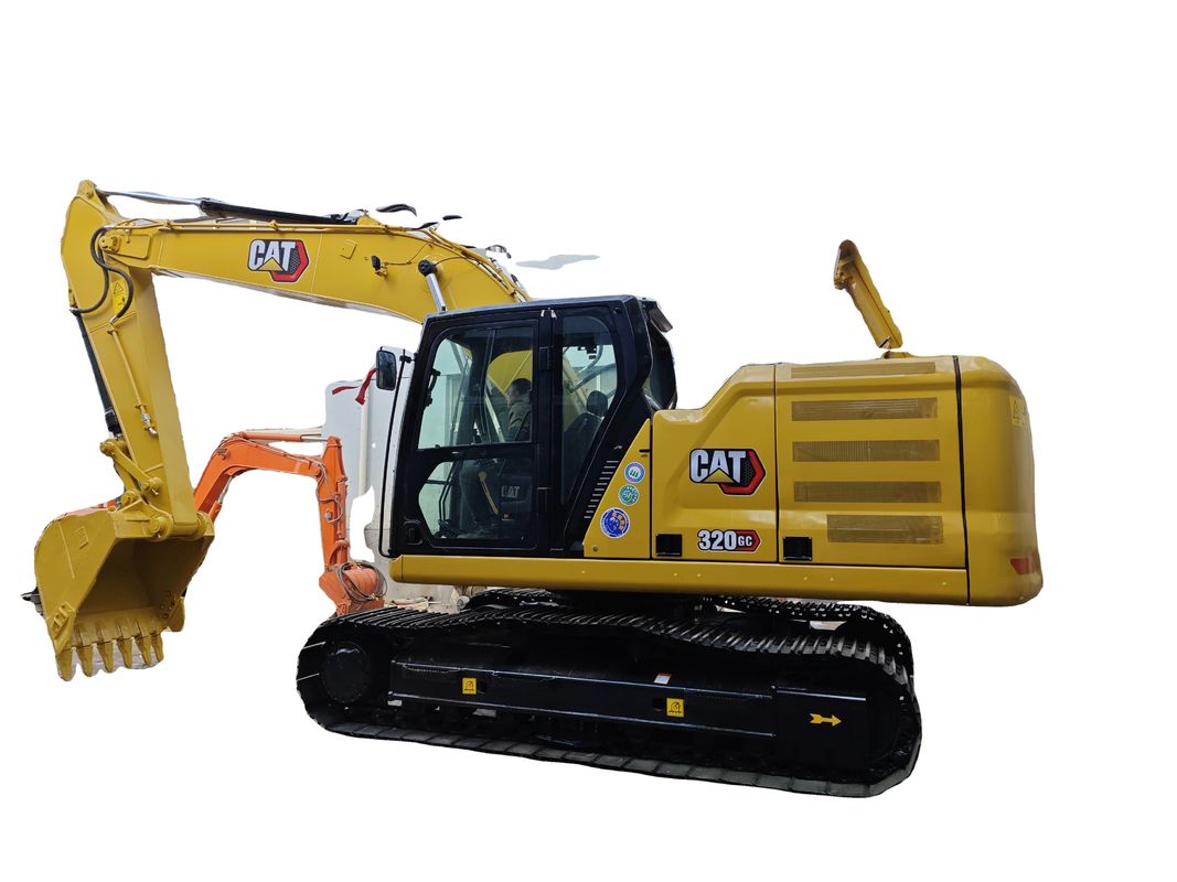 Eficiencia de funcionamiento alta Excavadora de rastreador CAT 320d de motor original en buen estado