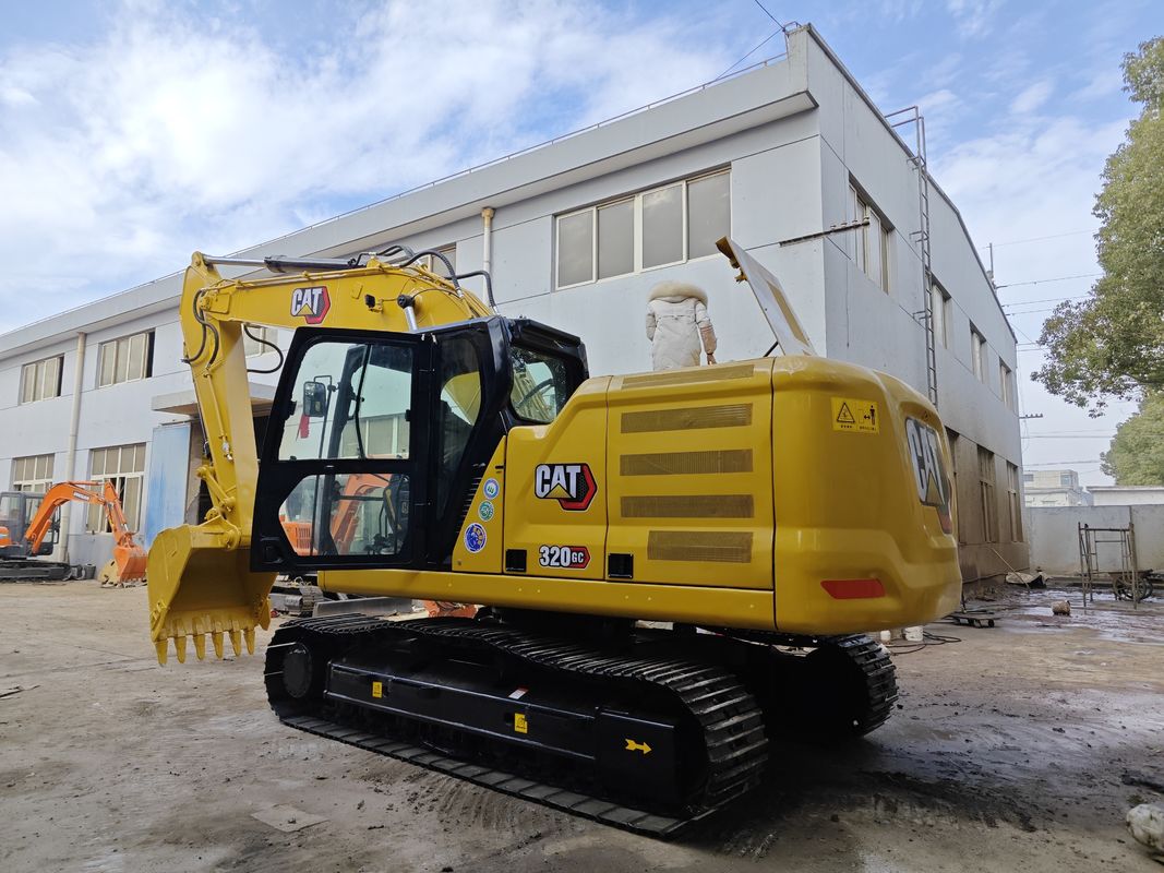 Excavadora CAT 320d original usada en buen estado con mantenimiento sólido y sencillo