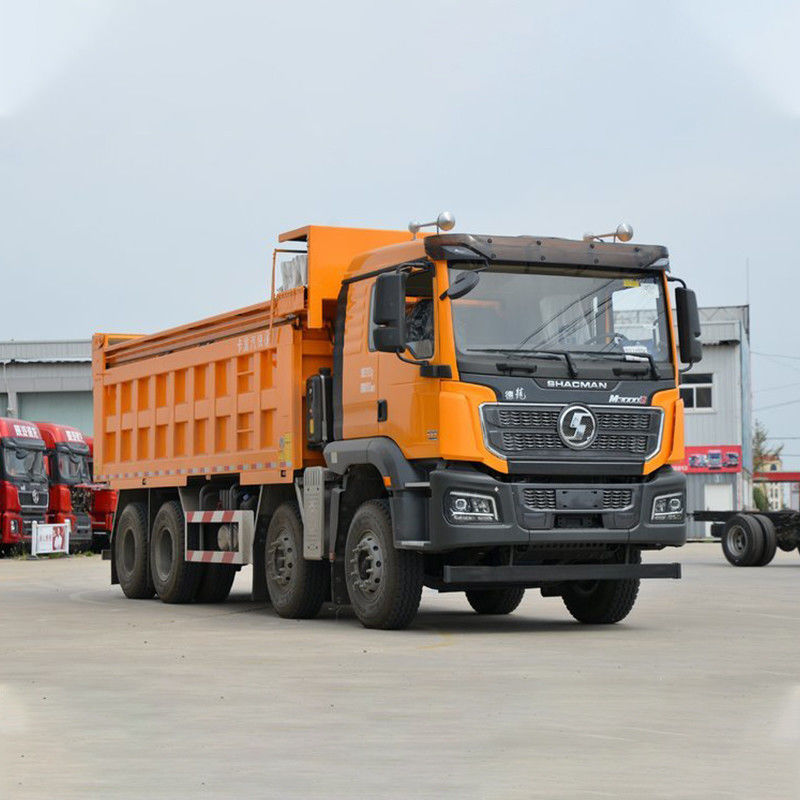 Euro 2 400HP 8x4 camión descarga Shacman X3000 X6000 para el transporte de carga pesada de Uzbekistán
