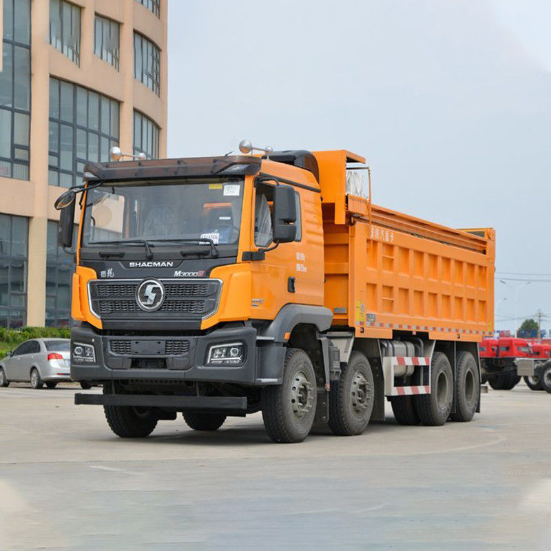 Euro 2 400HP 8x4 camión descarga Shacman X3000 X6000 para el transporte de carga pesada de Uzbekistán