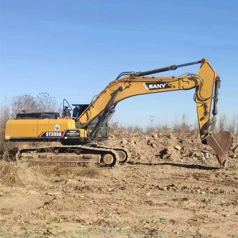 SANY 395h Excavadora de 40 toneladas Excavadora de rastreo con fuerza de excavación de cubo de 245kN