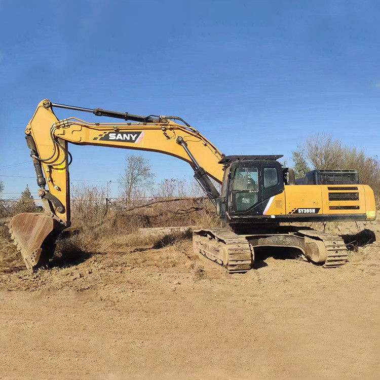 SANY 395h Excavadora de 40 toneladas Excavadora de rastreo con fuerza de excavación de cubo de 245kN