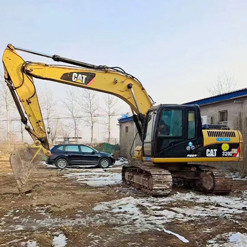 Excavadora Cat 320D2 de segunda mano con tanque de combustible de 410 litros y 20 toneladas de tonelaje en buenas condiciones