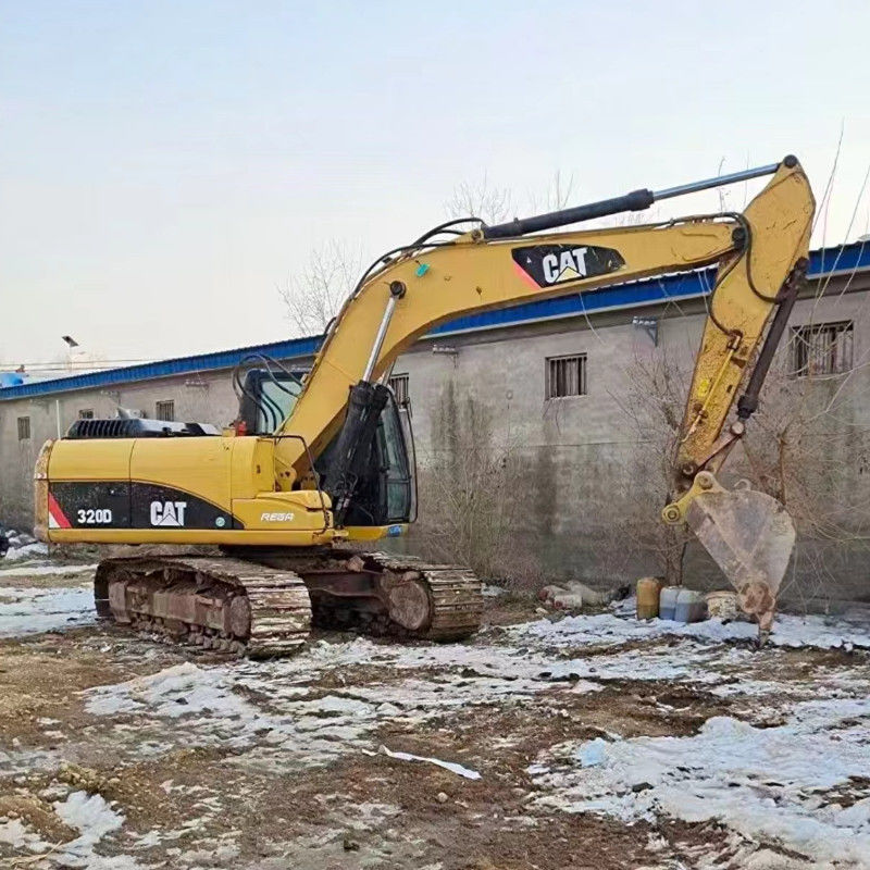 Excavadora Cat 320D2 de segunda mano con tanque de combustible de 410 litros y 20 toneladas de tonelaje en buenas condiciones