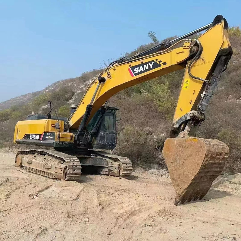 Robusta SY485H Sany Excavadora de largo alcance de 50 toneladas Excavadora de rastreo usada para excavación de cubos Fuerza 287kN