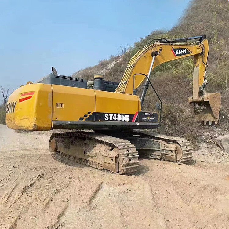 Robusta SY485H Sany Excavadora de largo alcance de 50 toneladas Excavadora de rastreo usada para excavación de cubos Fuerza 287kN