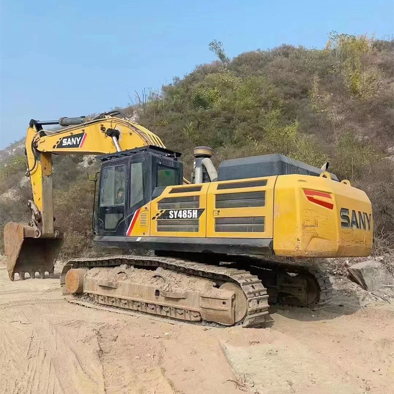 Robusta SY485H Sany Excavadora de largo alcance de 50 toneladas Excavadora de rastreo usada para excavación de cubos Fuerza 287kN