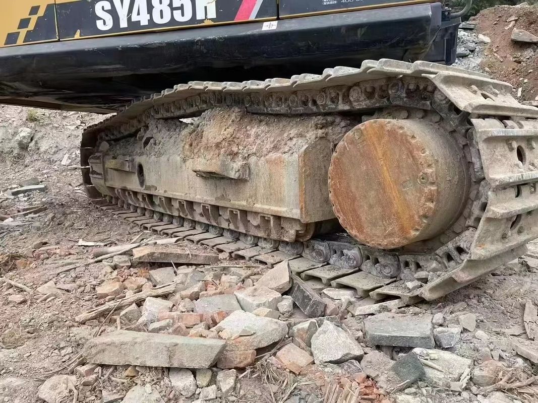 Robusta SY485H Sany Excavadora de largo alcance de 50 toneladas Excavadora de rastreo usada para excavación de cubos Fuerza 287kN