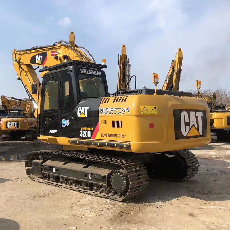 2001-4000 Horas de trabajo CAT 320D 20 toneladas Excavadora hidráulica de rastreo en buen estado