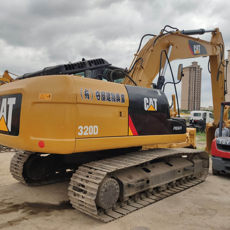 2001-4000 Horas de trabajo CAT 320D 20 toneladas Excavadora hidráulica de rastreo en buen estado