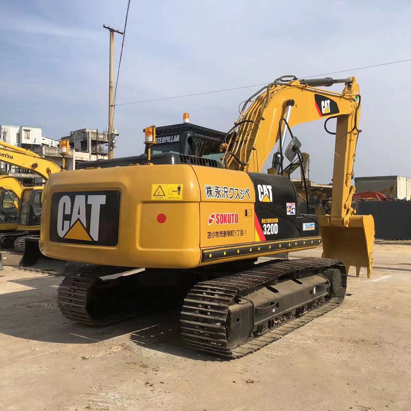 2001-4000 Horas de trabajo CAT 320D 20 toneladas Excavadora hidráulica de rastreo en buen estado