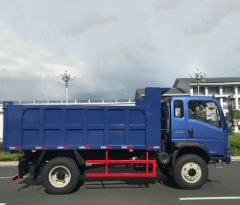 2 pasajeros Yunnei Motor Sinotruk HOMAN 4 * 2 Mini camión de descarga con tirador camión ligero de 8-12 toneladas