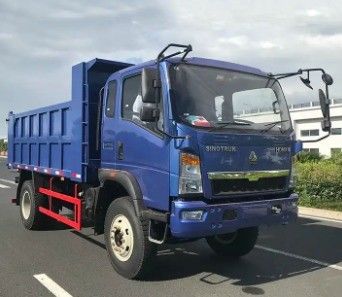 2 pasajeros Yunnei Motor Sinotruk HOMAN 4 * 2 Mini camión de descarga con tirador camión ligero de 8-12 toneladas