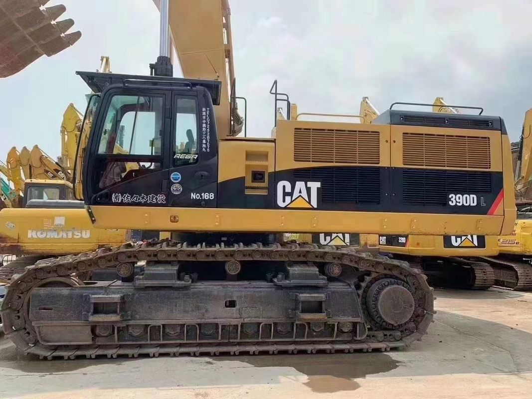 Excavadora de gatos 390D con un peso de 90250 KG y una capacidad de 0.45m3