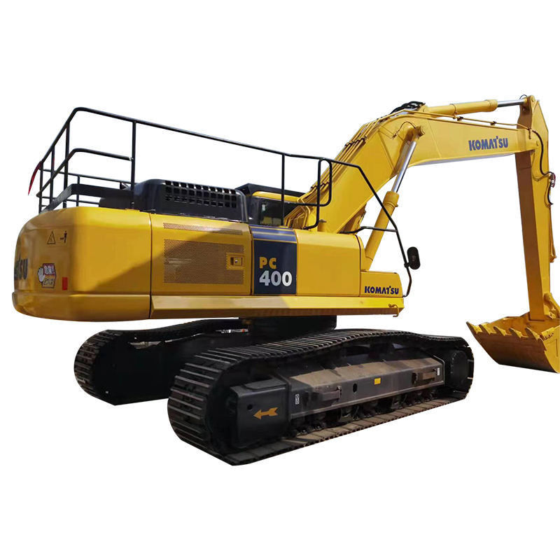 Horas de trabajo bajas Excavadora Komatsu PC400-7 de segunda mano con soporte técnico de video