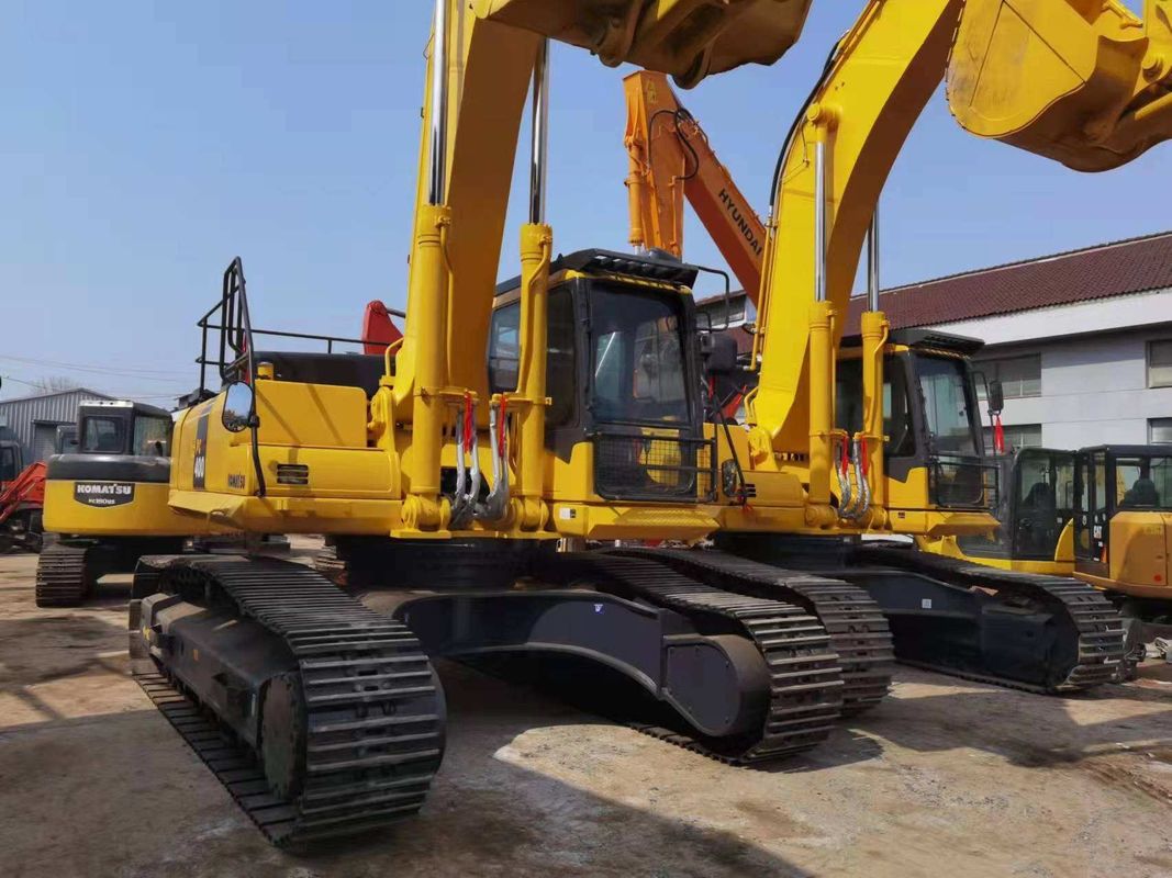 Horas de trabajo bajas Excavadora Komatsu PC400-7 de segunda mano con soporte técnico de video