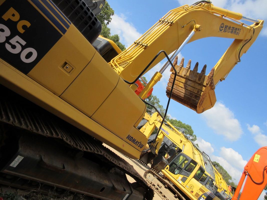 Excavadora original japonesa Komatsu PC350 con un peso de operación de 20000 en Japón