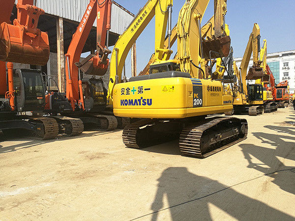 Cubo 0.9CBM Komatsu Excavadora usada PC 200 Pulgar Equipo de trabajo pesado para trabajos pesados