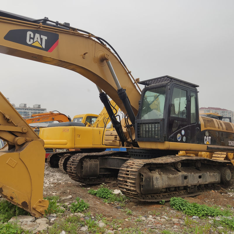 Excavadora Cat336 de 36 toneladas utilizada para la arena dentro del motor original