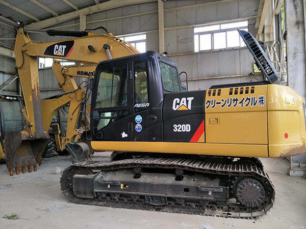 Kawasaki cilindro hidráulico usado excavadora de rastreo Cat 320D con capacidad de cubo de 1.1m3